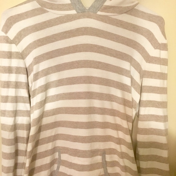 Striped, Long Sleeve, Light Weight, Sweatshirt. - Picture 2 of 4